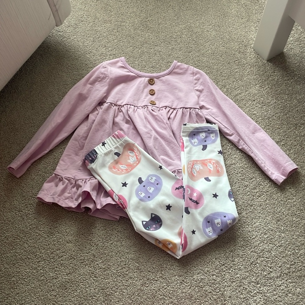 Millie Loves Lily 4T Halloween Set